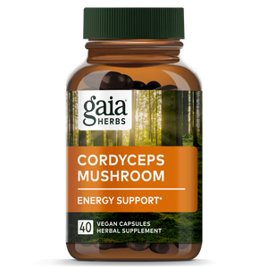 Gaia Herbs Cordyceps Mushroom 40vcaps