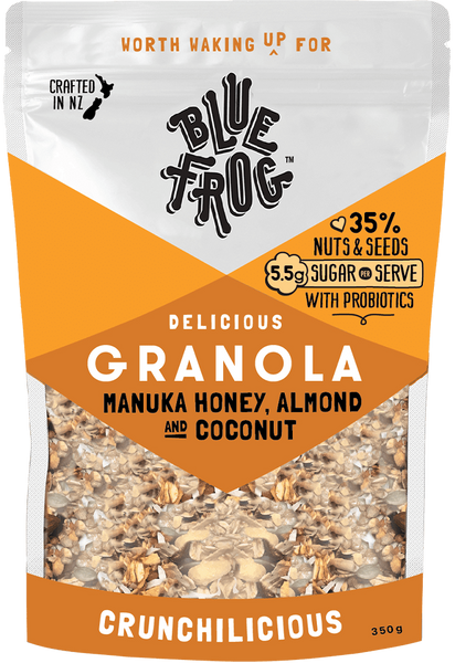 Blue Frog Manuka Honey, Almond & Coconut Granola 350gm