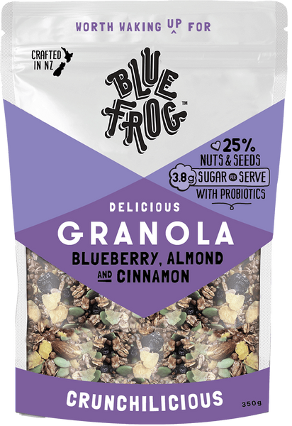 Blue Frog Blueberry Almond & Cinnamon Granola 350gm