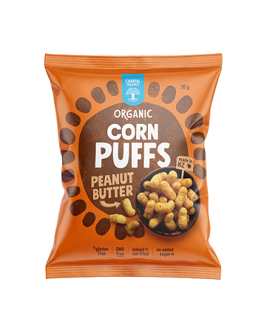 Chantal Organics Corn Puffs Peanut Butter - 15% off