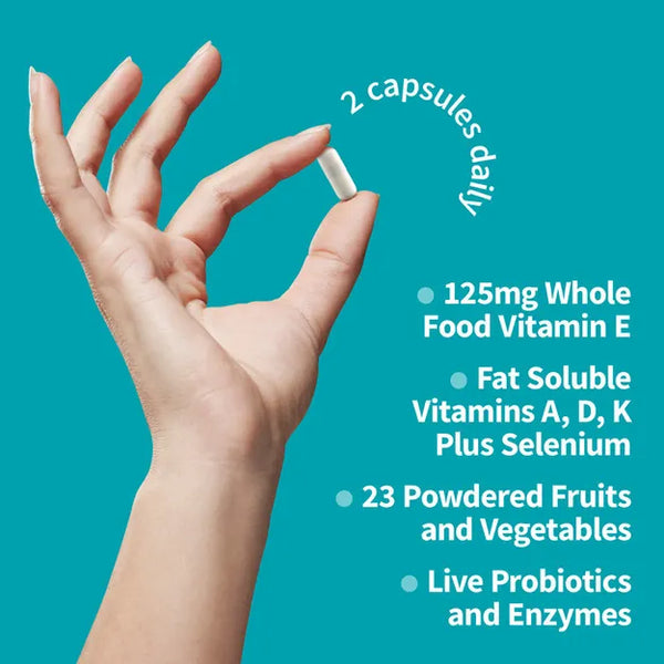 Garden of Life Vitamin Code Raw Vitamin E 60 Capsules