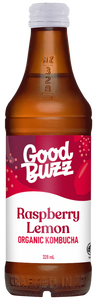 Good Buzz Kombucha Raspberry Lemon 328ml