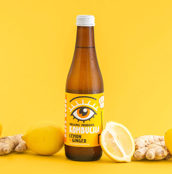 KARMA LEMON & GINGER KOMBUCHA 330ml Online IE Produce. ieproduce