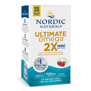 Nordic Naturals Ultimate Omega 2X Mini Strawberry 60softgels