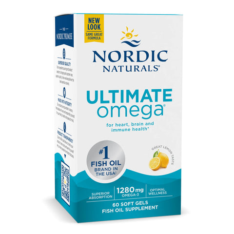 Nordic Naturals Ultimate Omega Lemon 60softgels