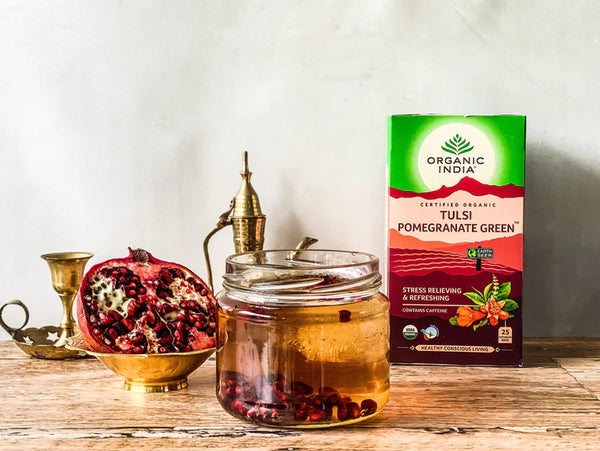 Organic India Tulsi Pomegranate Green 25tbags - 10% off