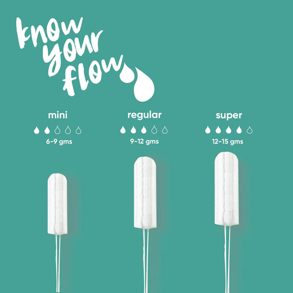 Oi Organic Non-applicator Tampons. 16 mini tampons