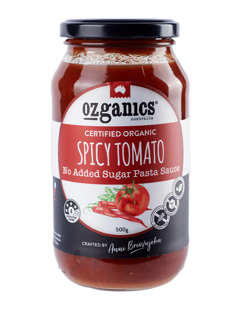Ozganics Spicy Pasta Sauce 500gm