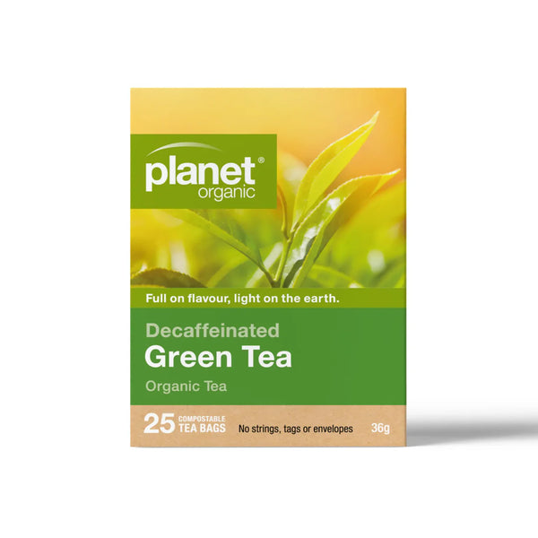 Planet Organic Green Decaffeinated Tea 25tbags