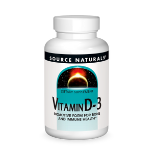 Source Naturals Vitamin D-3 1000 IU 100tabs