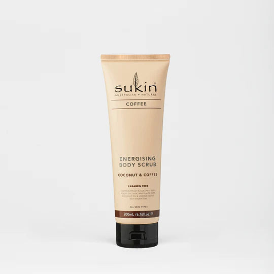 Sukin Body ENERGISING BODY SCRUB | COFFEE & COCONUT | 200 ML