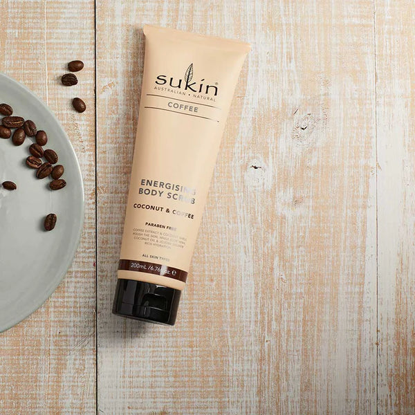 Sukin Body ENERGISING BODY SCRUB | COFFEE & COCONUT | 200 ML