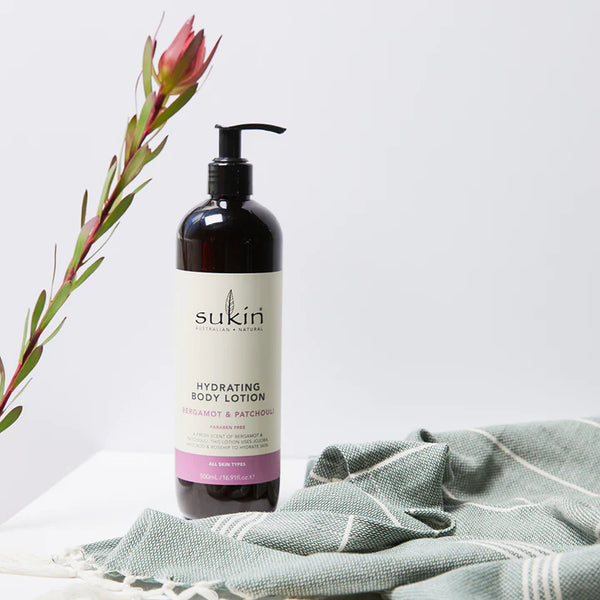 Sukin Body HYDRATING BODY LOTION | BERGAMOT & PATCHOULI | 500 ML