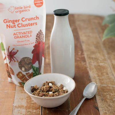 Little Bird Activated Granola Ginger Nut Crunch Clusters
