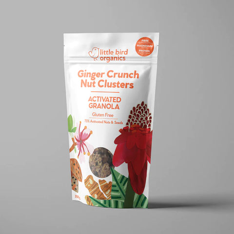 Little Bird Activated Granola Ginger Nut Crunch Clusters