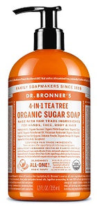Dr. Bronner's 4-in-1 Tea Tree Organic Sugar Soap Pump 710gm
