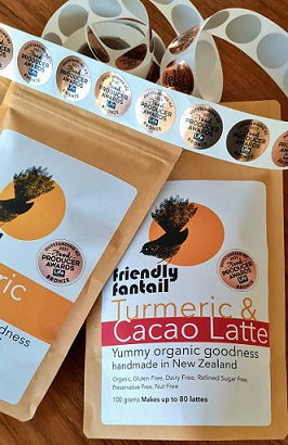Friendly Fantail Organic Turmeric & Cacao Latte 100g