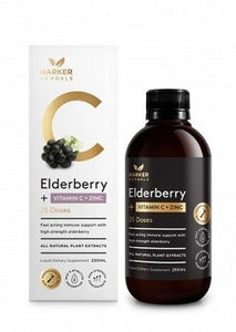 Harker Herbals Be Well Vitamin C+ Elderberry + Zinc