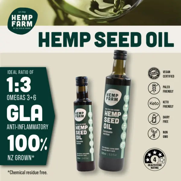 Hemp Farm® Hemp Seed Oil (250ml)