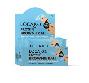Locako Protein Brownie Balls - Almond Butter Cookie Dough 30gm x 10pcs - 15% off