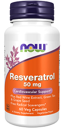 Now Resveratrol 50 mg 60vcaps