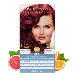 Tints of Nature Permanent Hair Dye Fiery Red 5FR