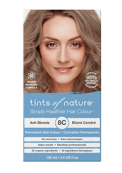 Tints of Nature Permanent Hair Dye Ash Blonde 8C