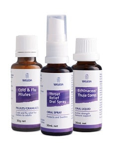 Weleda Family Cough & Cold Kit - Save 20% Cold flu symptoms On-line