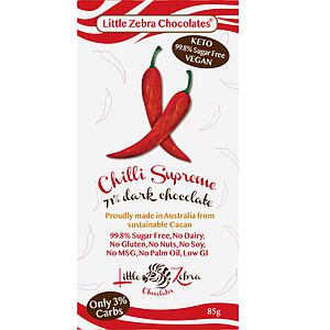 Little Zebra Chocolates Chilli Supreme Chocolate 85g