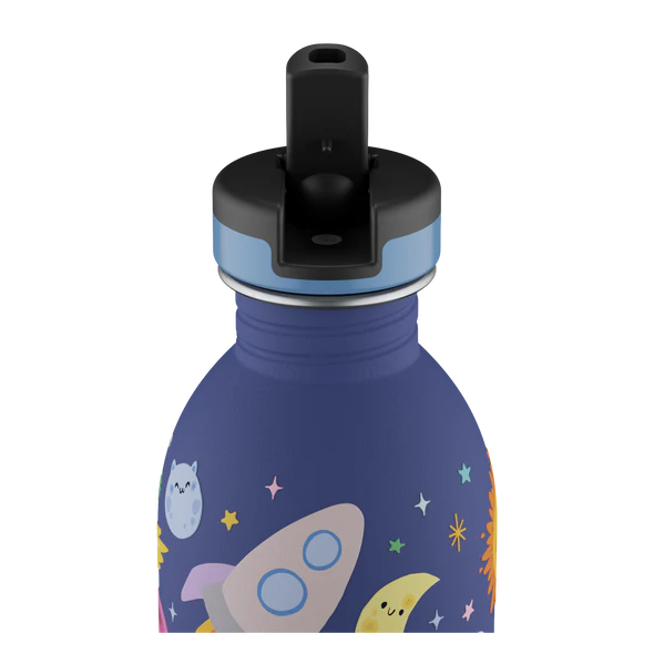 24 Bottles Kids Bottle Space Friends 250 ml