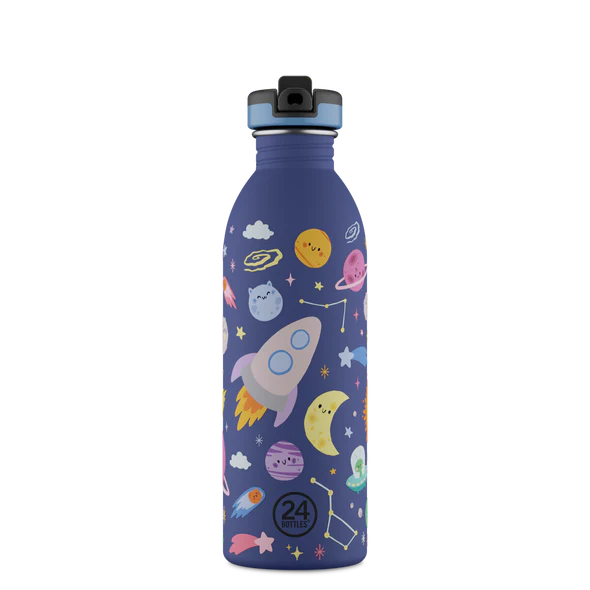 24 Bottles Kids Bottle Space Friends 500 ml