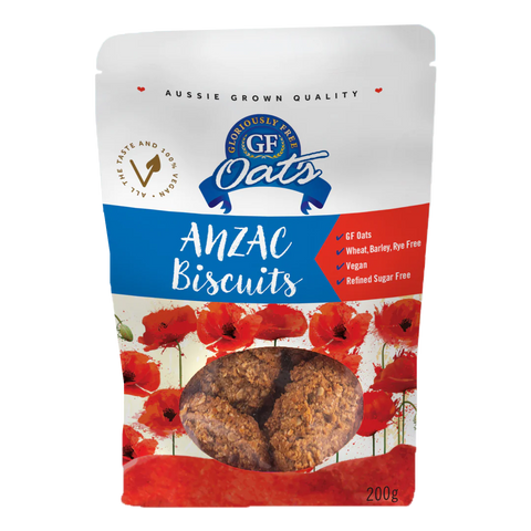 Gloriously Free GF Oats Anzac Biscuit 10 Pack