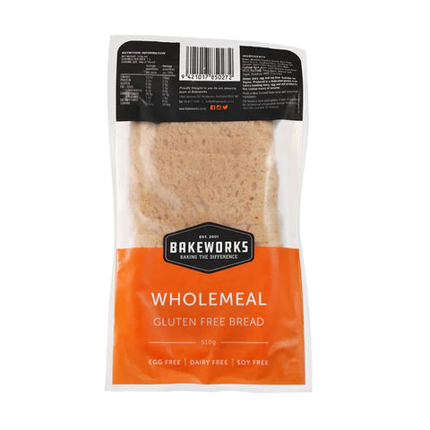 Bakeworks Gluten Free Bread - Wholemeal Loaf