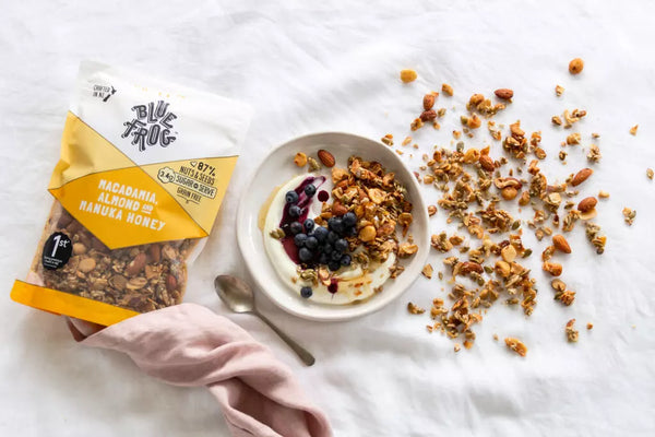 Blue Frog Macadamia, Almond & Manuka Honey 350gm - 20% off
