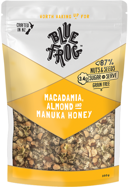 Blue Frog Macadamia, Almond & Manuka Honey 350gm