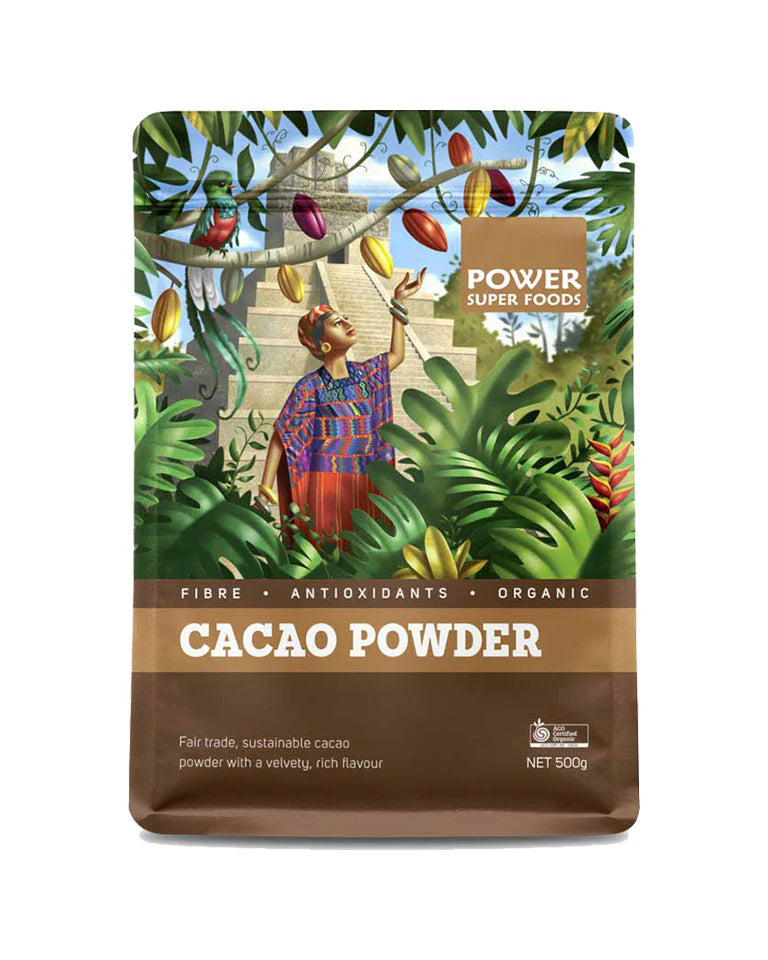 Power Superfoods Cacao Powder - Origin 500gm