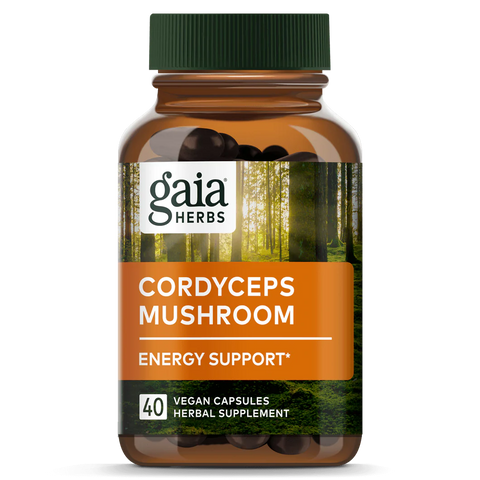 Gaia Herbs Cordyceps Mushroom 40vcaps