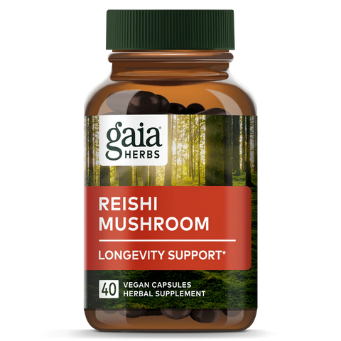 Gaia Herbs Reishi Mushroom 40vcaps