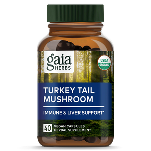 Gaia Herbs Turkey Tail Mushroom 40vcaps