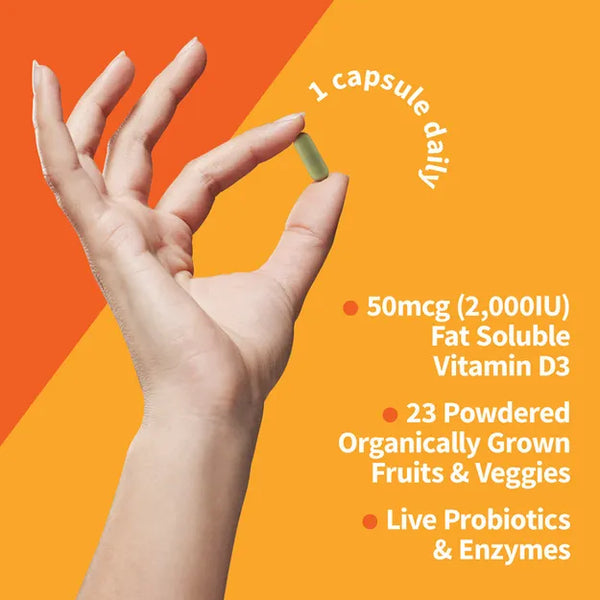 Garden of Life Vitamin Code Raw D3 2,000 IU 60 Capsules
