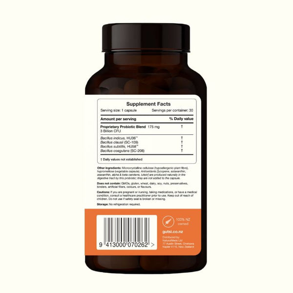 Gutsi® SporeBiotic™ 30vcaps