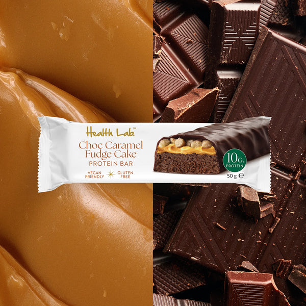 Health Lab Choc Caramel Fudge Cake Protein Bar