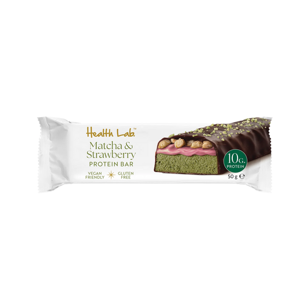 Health Lab Matcha & Strawberry Protein Bars