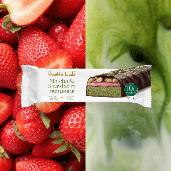 Health Lab Matcha & Strawberry Protein Bars