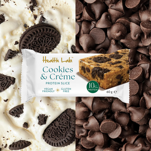 Health Lab Cookies & Cream Protein Slice