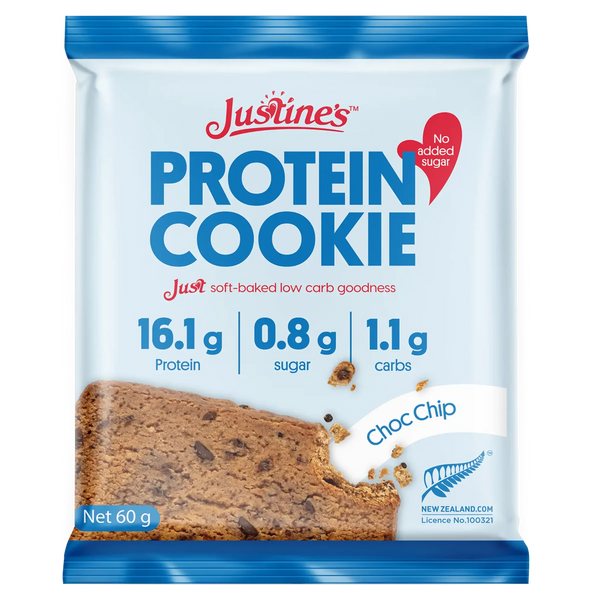Justine's Protein Cookie Choc Chip 60g
