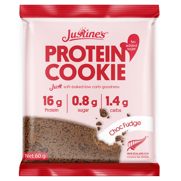 Justine's Protein Cookie Choc Fudge 60g