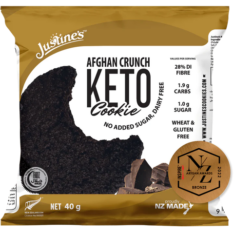 Justine's Keto Afghan Crunch Cookie 40g