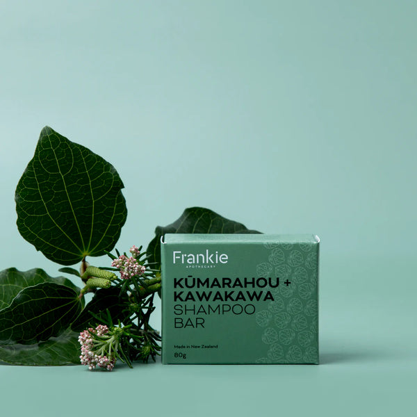 Frankie Kūmarahou & Kawakawa Shampoo Bar 80gm
