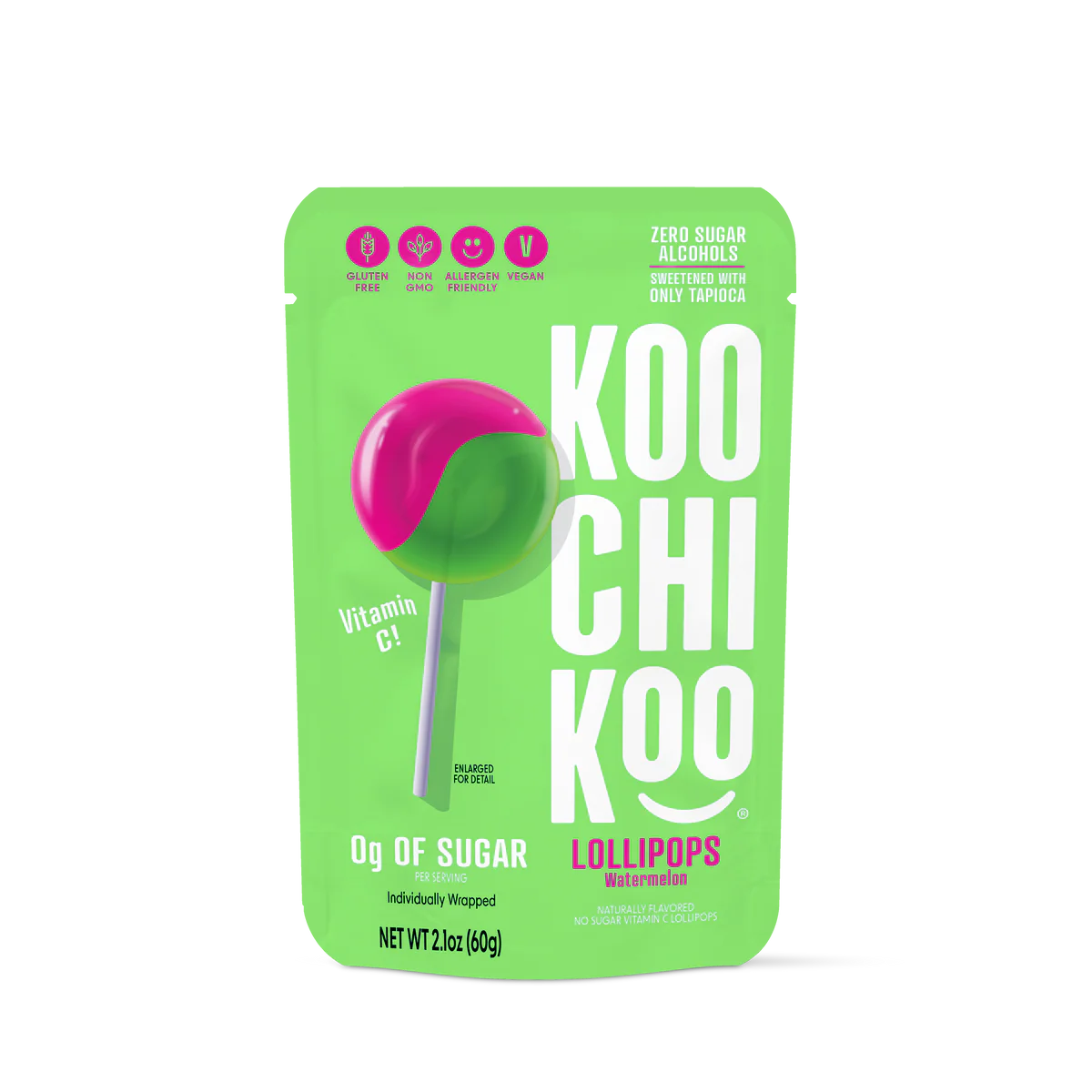 Koochikoo® lollipops Watermelon Lollipops with Vitamin C 10x10ct